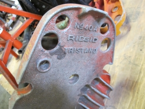 LOT TO INCLUDE: (1) RIDGID TRI-STAND/PIPE ROLLER, (3) RIDGID TRI-STANDS. LOADING & HANDLING FEE $15-4024